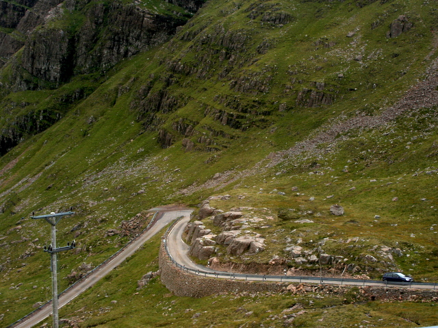 Looking Back Down The Bealach Na Ba © Sylvia Duckworth