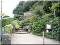 Entrance to the Tors Hotel