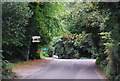 Road junction near Otford