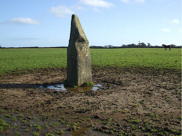 The Long Stone at Tremenhere Farm