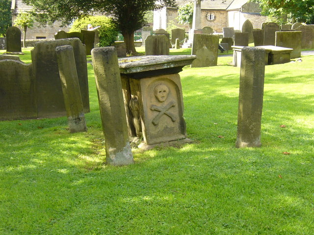 Eyam Church gravestone