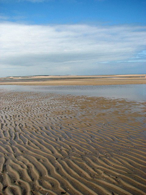 Holkham Beach during a large ebb tide © Evelyn Simak :: Geograph ...