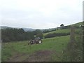 Tractor, near Lletty Brongu