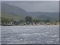 Jetty and buildings at the outflow of the River Meoble