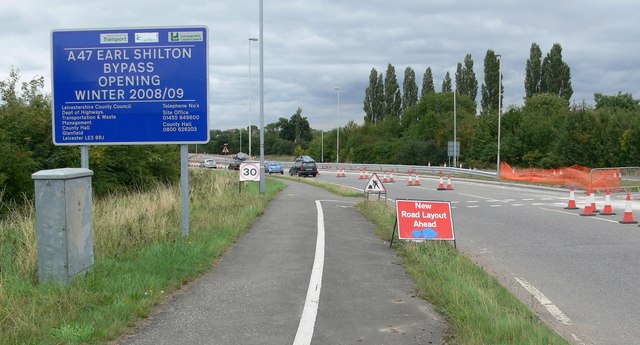 Building the Earl Shilton Bypass © Mat Fascione :: Geograph Britain and ...