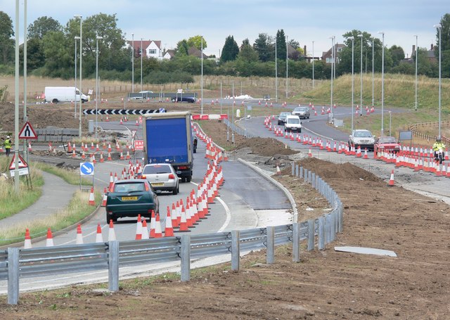 Building the Earl Shilton Bypass © Mat Fascione :: Geograph Britain and ...