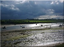NU2410 : Alnmouth Estuary by Mike White