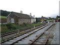 Looking from the  Peat Railway terminus down to the Washford Inn