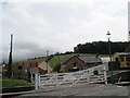 Crossing gates at Washford Railway Station