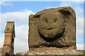 Wallhead detail at Coldingham Priory