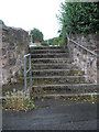 Steps from Dugdale Alley up into Millstream Close