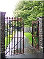 Gates to the Parish Church of St Peter and St Paul, Broadhempston