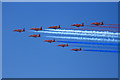 SZ1090 : Bournemouth Air Festival 2008 - The Red Arrows by Mike Searle