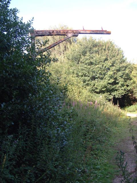 Railway loading gauge at Mislingford