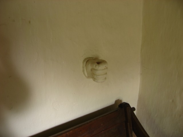 Detail in Upton Castle chapel