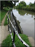 SP4912 : Spillway above Kidlington Green Lock on the Oxford Canal by Sarah Charlesworth