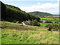 Houses beneath Coed Abergele