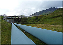 NG5152 : Storr Lochs Dam by John Allan