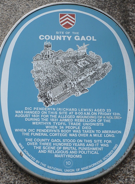 Information plaque, St Mary Street