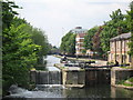 Regents Canal and Lock looking from Goldsmith