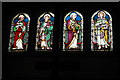 NY3239 : Stained glass window, Caldbeck Church by Philip Halling