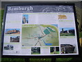 Bamburgh Information board