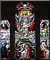 SD4498 : St Anne, Ings, Cumbria - East window by John Salmon