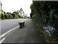 Chambercombe Park Road rising away from Hillsborough Road.