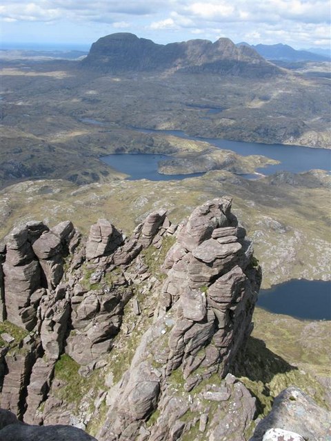 Pinnacles on the NW Ridge of Cul Mor