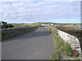 Looking along the road at Pierowall