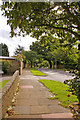 Pavement, Eversley Crescent, London N21