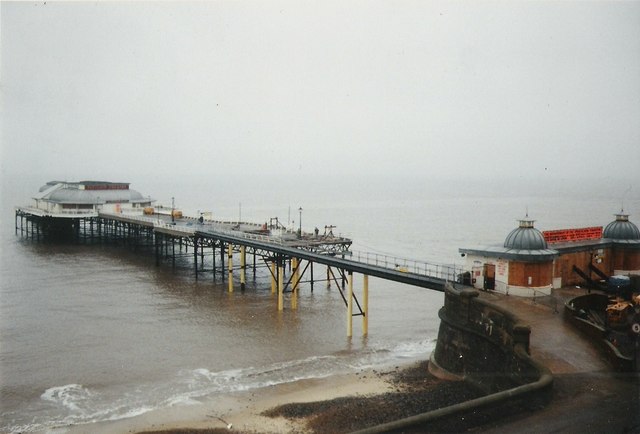 Cromer pier after damage