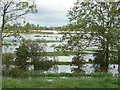 Floods near Stanton-by-Bridge