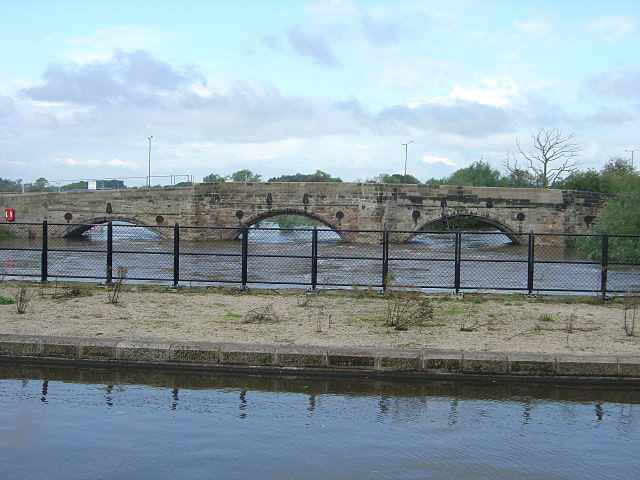 The old Dove bridge near Rolleston