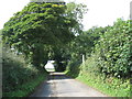 Approaching the junction with the B 5110