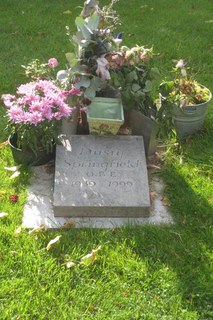 Dusty Springfield's grave © Rod Allday :: Geograph Britain and Ireland