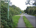 Union Road heading towards Stowmarket from Onehouse