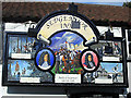 Pub sign on the Sedgemoor Inn