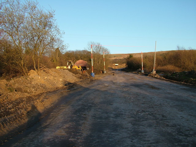 Road from Betws New Mine to Glyncywarch farm