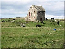 NY9375 : Tithe barn at Great Swinburne by Oliver Dixon
