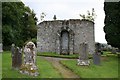 Location of Memorial Stone in Cemetery of Annat Church