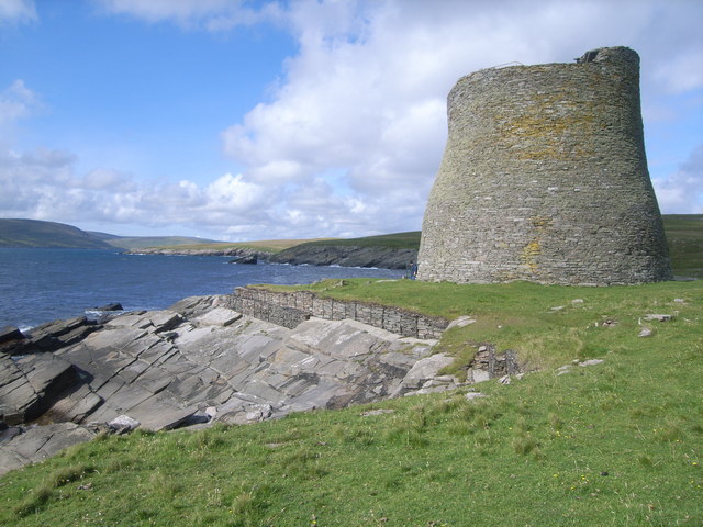 Mousa Broch and coastline © Nicholas Mutton :: Geograph Britain and Ireland