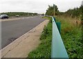 The busy A42 looking South from the National Forest lay-by