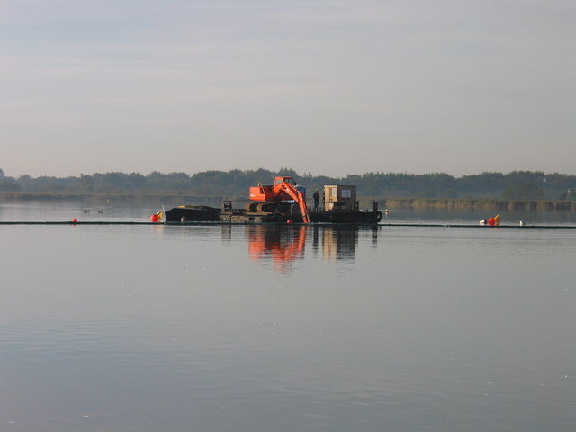 Dredgers on Hickling Broad