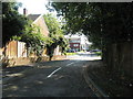 Looking from Wymering Manor Close into Wymering Lane