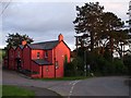 Glowing in the setting sun, Pentyrch