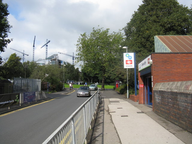 University station - street entrance