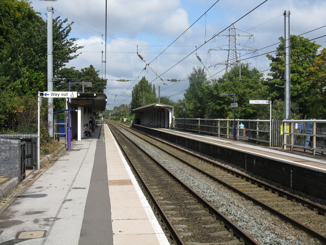 Bournville station - platform view