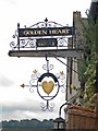 The Golden Heart Tea House sign