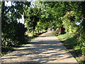 View along road from Monkton recreation ground